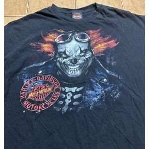 Harley Davidson Jester‎ Clown Shirt Size 2XL Mens Shenandoah Staunton Virginia